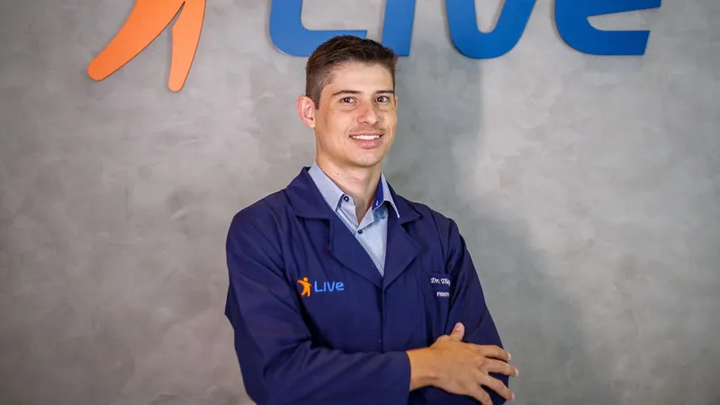 Profissional da equipe Live Fisioterapia